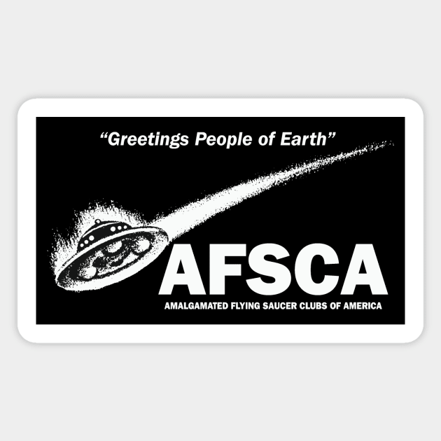 Greetings People of Earth! AFSCA Sticker by jeltenney